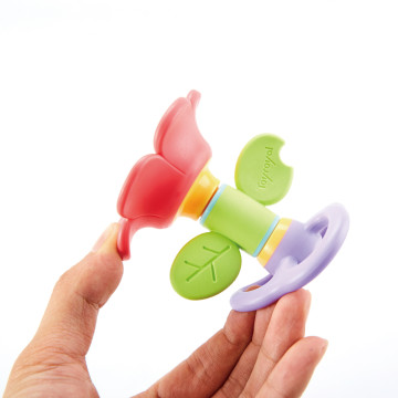 Toyroyal樂雅｜牙膠花朵搖鈴(NO.3196)