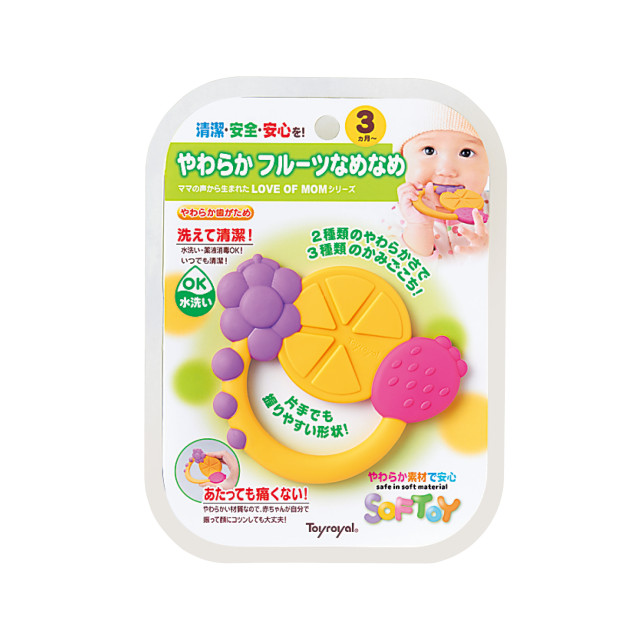 Toyroyal樂雅｜牙膠水果搖鈴(NO.3198)